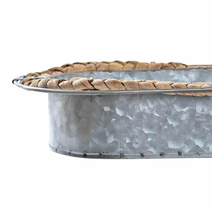 Centerpiece DKD Home Decor Brown Grey Iron 51 x 26 x 7 cm (2 Units) - Декорация и Осветление<<<Дом