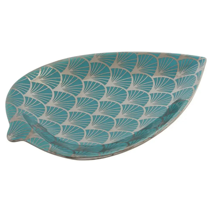 Centerpiece DKD Home Decor Turquoise Porcelain 27,5 x 16 x 3 cm - Декорация и Осветление<<<Дом