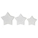 Centerpiece DKD Home Decor White Wood 57 x 54 x 3 cm (3 Pieces) - Декорация и Осветление<<<Дом