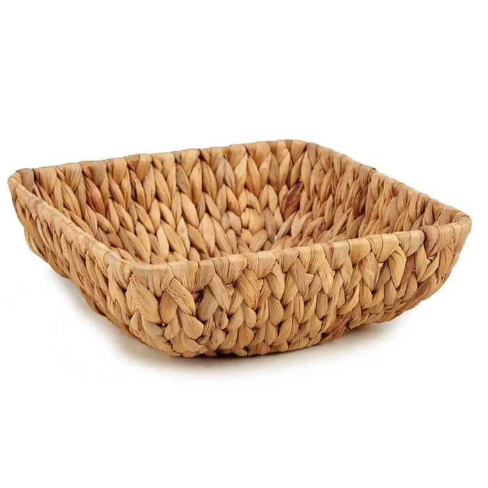 Centerpiece Gift Decor Brown Metal Water hyacinth 26 x 8 x 26 cm 25,8 x 8 x 25,8 cm (12 Units) - Декорация и