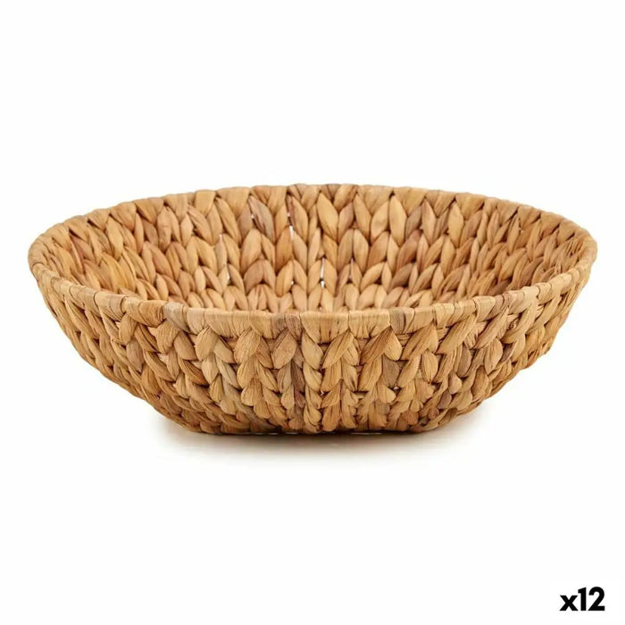 Centerpiece Gift Decor Brown Metal Water hyacinth 34 x 9 x 34 cm (12 Units) - Декорация и Осветление<<<Дом