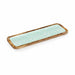 Centerpiece Gift Decor White Brown Green Polyester Resin Mango wood 45 x 15 cm 15,2 x 2,54 x 45,7 cm Leaf of a plant (6
