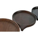 Centerpiece Home ESPRIT Brown Black Light brown Mango wood 37 x 31 x 2,7 cm (3 Pieces) - Декорация и Осветление<<<Дом