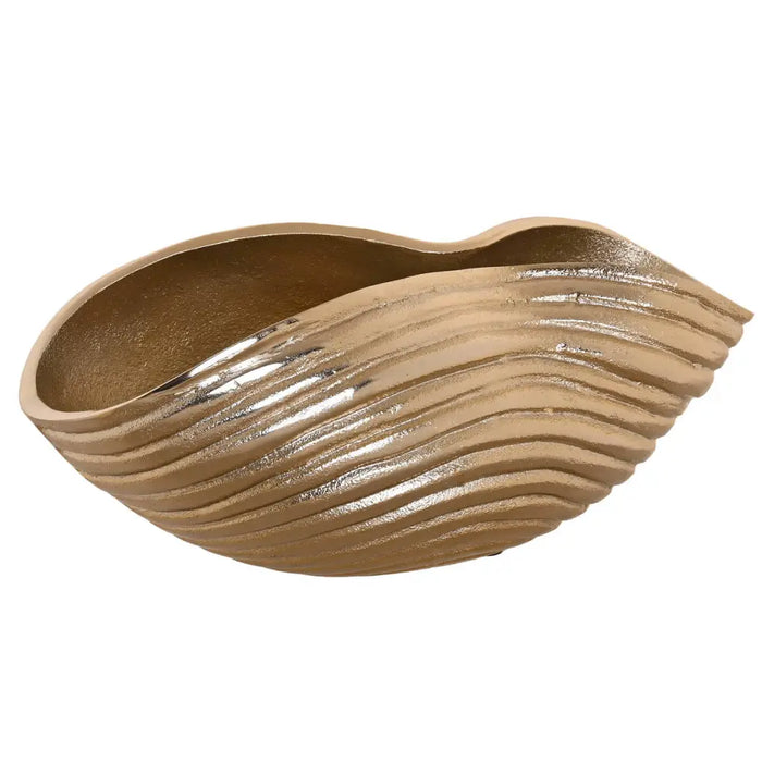 Centerpiece Home ESPRIT Golden Aluminium 30 x 16 x 14 cm - Декорация и Осветление<<<Дом Градина<<<BigBuy&&&Украса за