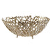 Centerpiece Home ESPRIT Golden Aluminium 34 X 34 X 12 cm - Украса за средата на масата и вази<<<Декорация и