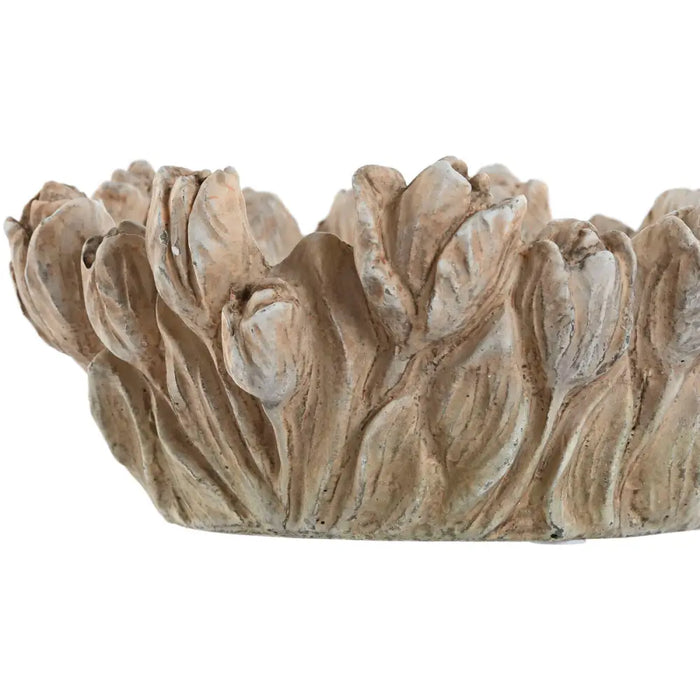 Centerpiece Home ESPRIT Grey Cement 23 x 23 x 10 cm - Декорация и Осветление<<<Дом Градина<<<BigBuy&&&Украса за средата