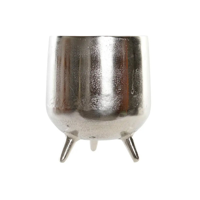 Centerpiece Home ESPRIT Silver Aluminium 21 x 21 x 25 cm - Декорация и Осветление<<<Дом Градина<<<BigBuy&&&Украса за
