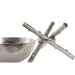Centerpiece Home ESPRIT Silver Aluminium 30 x 30 x 28 cm - Декорация и Осветление<<<Дом Градина<<<BigBuy&&&Украса за
