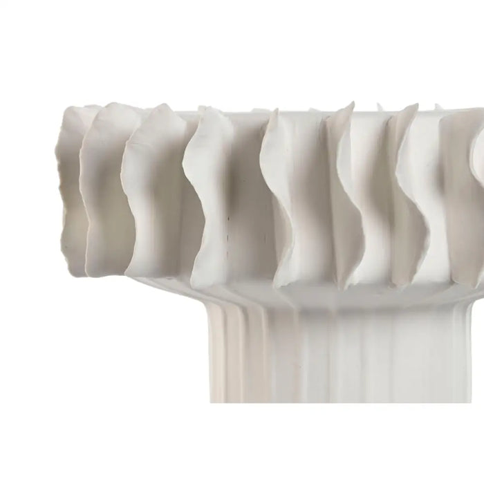 Centerpiece Home ESPRIT White Ceramic 22 x 22 x 14 cm - Декорация и Осветление<<<Дом Градина<<<BigBuy&&&Украса за