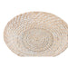 Centerpiece Home ESPRIT White Natural Bamboo Rattan 35 x 35 x 8 cm (2 Pieces) - Декорация и Осветление<<<Дом