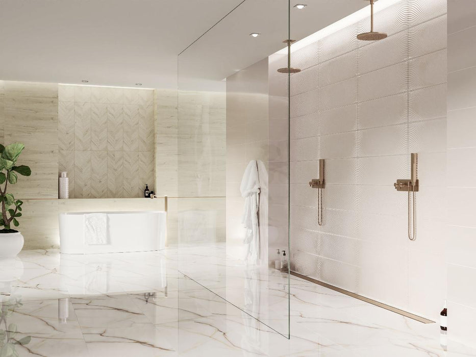 WALL TILE LUXORY WHITE 30X90