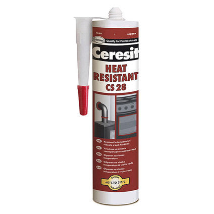 CERESIT CS 28 HEAT RESISTANT SILICONE - Силикони и акрили<<<Лепила за плочки фуги силикони и