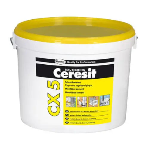 CERESIT CX 5 QUICK SETTING CEMENT - Цимент и преобразуватели<<<Сухи строителни смеси<<<Строителни