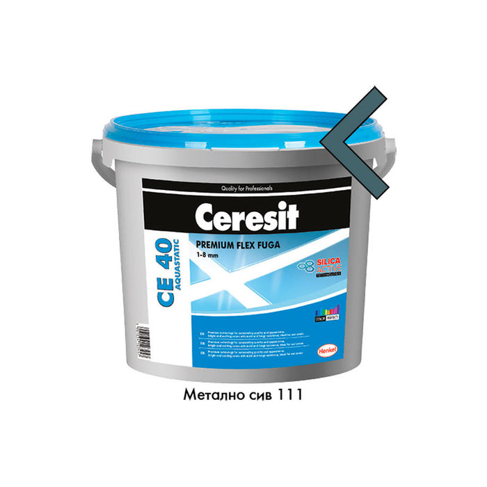 GROUTING MIXTURE CERESIT CE 40 METALLIC GRAY, 111