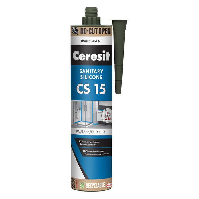 SANITARY SILICONE CERESIT CS15 INNO PREMIUM TRANSPARENT