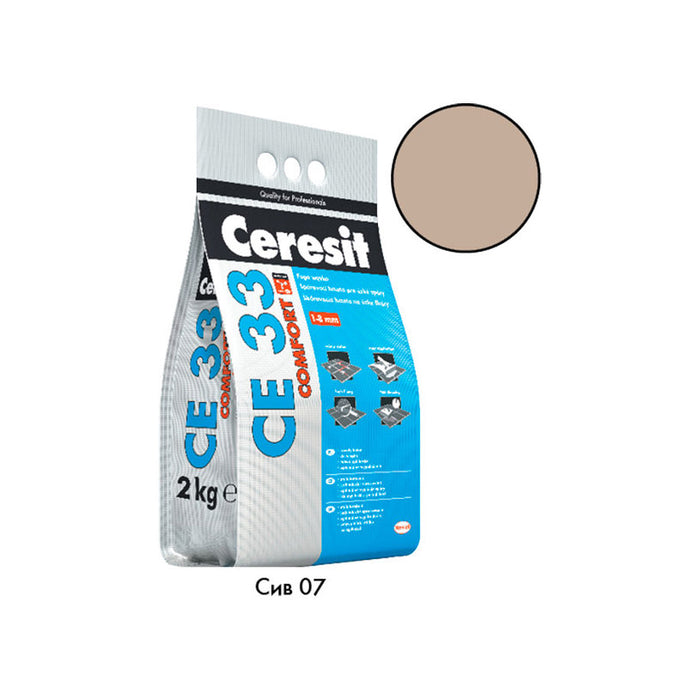 GROUTING MIXTURE CERESIT CE 33 GRAY, 07