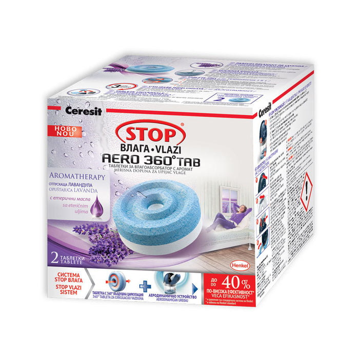 STOP MOISTURE TABLETS 2X450 G AROMATHERAPY - LAVENDER CERESIT STOP MOISTURE 2 PCS