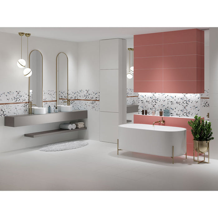 CERSANIT ESSENZA CORAL SATIN TILE 25X75 CM