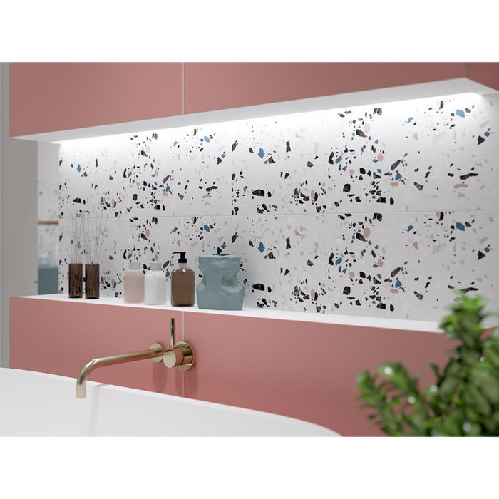 TILE CERSANIT ESSENZA FLAKE SATIN 25X75 CM