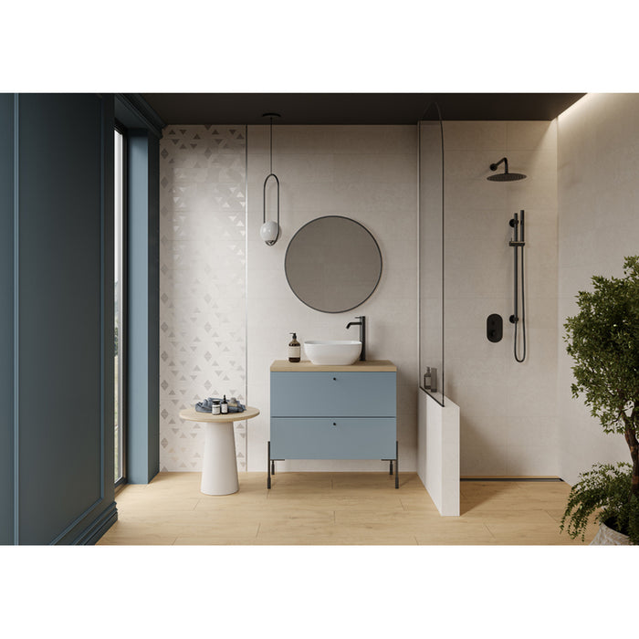DECOR CERSANIT FERNETTI STONE GEOMETRIC CREAM