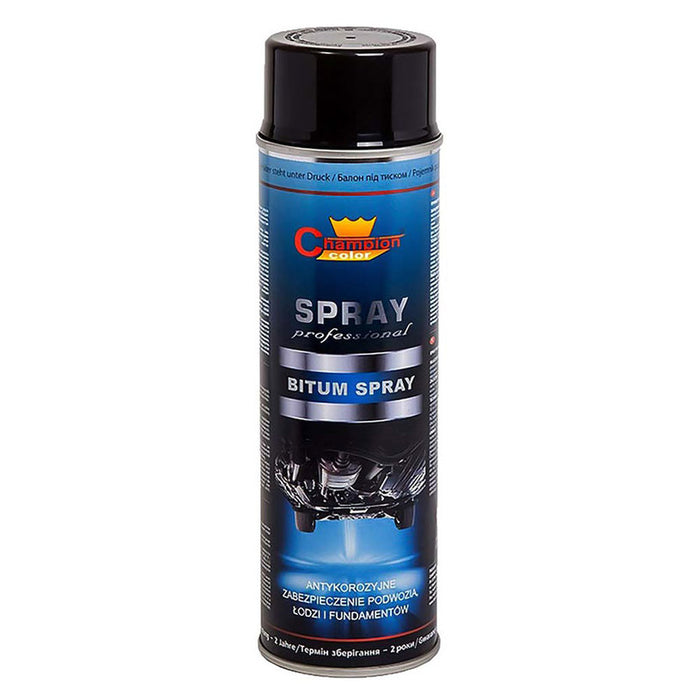 SPRAY BITUMEN BLACK 500ML CHAMPION COLOR