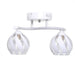 CHANDELIER 2XE27 30W + LED WHITE NG TILDE - Полилеи<<<Вътрешно осветление<<<Мебели и интериор<<<Praktiker