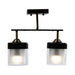 CHANDELIER 2XE27 BLACK INTO BEKY - Полилеи<<<Вътрешно осветление<<<Мебели и интериор<<<Praktiker