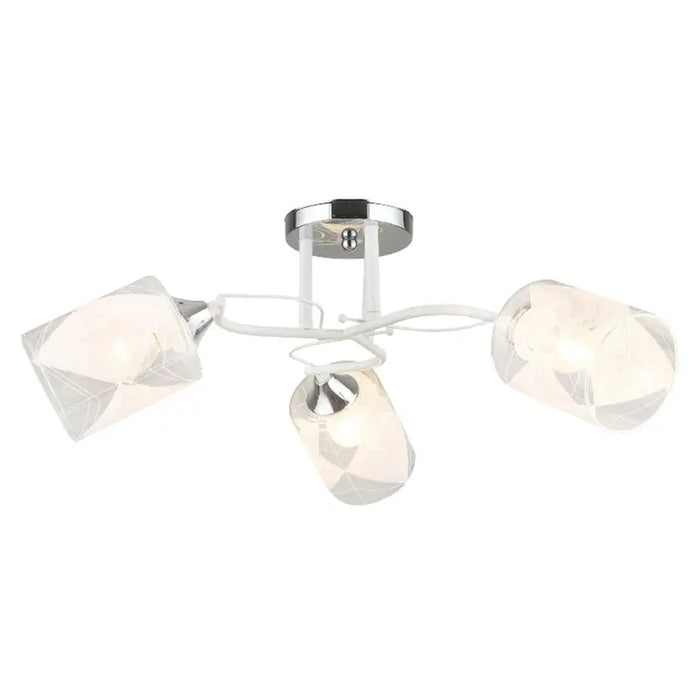 CHANDELIER 3XE27 CHROME INTO ADIS - Полилеи<<<Вътрешно осветление<<<Мебели и интериор<<<Praktiker