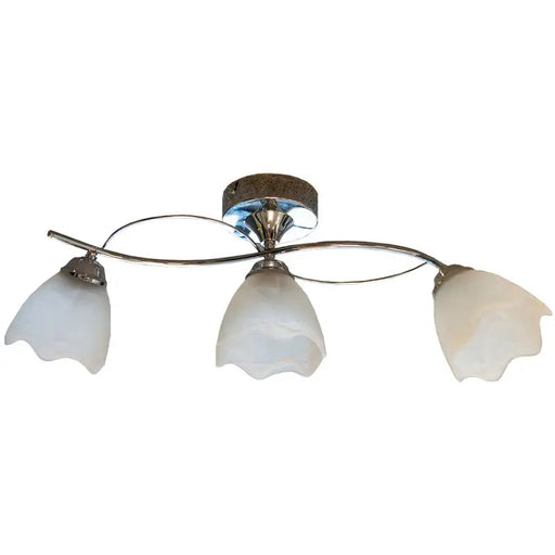 CHANDELIER 3XE27 CHROME PURALUX - Полилеи<<<Вътрешно осветление<<<Мебели и интериор<<<Praktiker&&&Полилеи<<<Вътрешно
