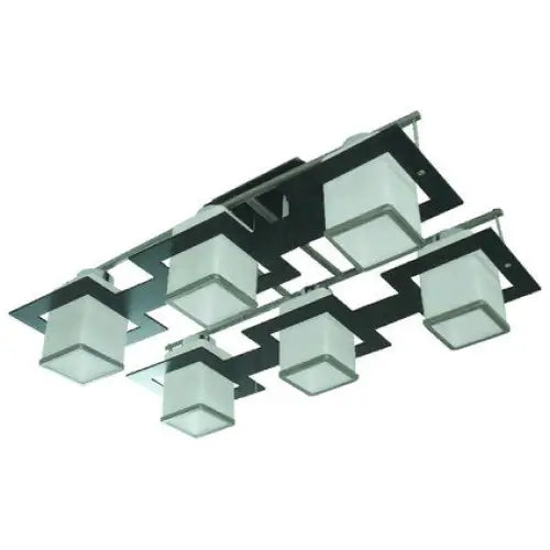 CHANDELIER 6XE27 60W SPECTRA CUBE - Полилеи<<<Вътрешно осветление<<<Мебели и интериор<<<Praktiker