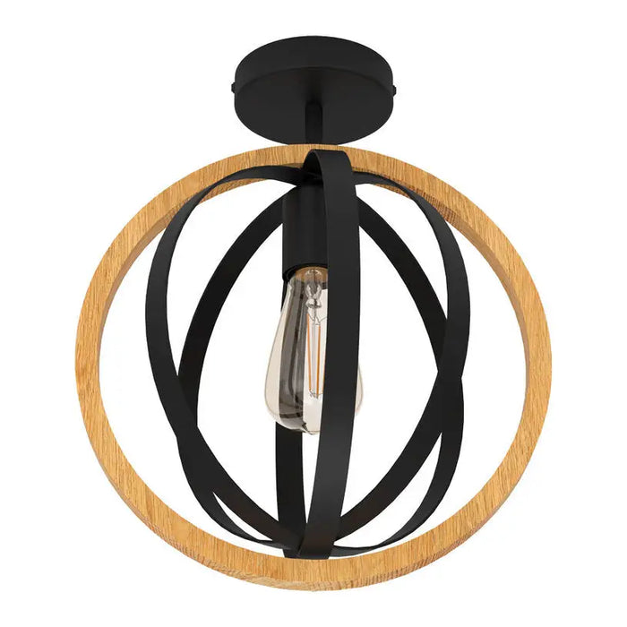 CHANDELIER E27 BLACK EGLO BASILDON - Полилеи<<<Вътрешно осветление<<<Мебели и интериор<<<Praktiker