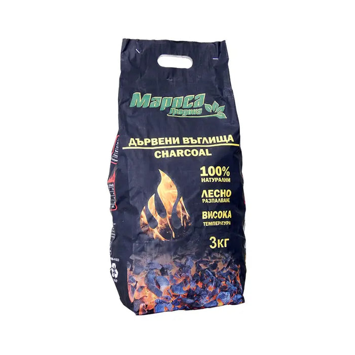 CHARCOAL 3KG MAROSA 25433 - Оборудване барбекю<<<Барбекю<<<Градина<<<Praktiker