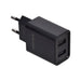 CHARGED FROM EL. NETWORK 2 X USB 5V/2.4A TEKMEE FAST CHARGE - Зарядни устройства<<<Батерии и