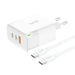 Charger Foneng GAN65 USB-A 2x USB-C GaN 65W with USB-C cable - mains chargers<<<Chargers<<<GSM Accessories<<<InnproXML