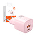 Charger GaN 33W Mcdodo CH-0155 USB-C USB-A (pink) - mains chargers<<<Chargers<<<GSM Accessories<<<InnproXML