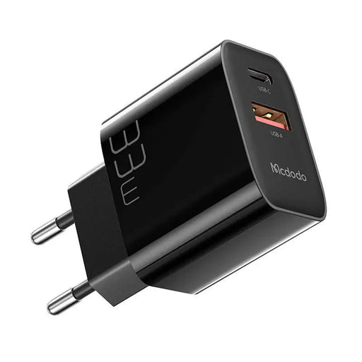 Charger GaN 33W Mcdodo CH-0921 USB-C USB-A (black) - mains chargers<<<Chargers<<<GSM Accessories<<<InnproXML