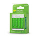 Charger GP BATTERIES E411 + 2100mAh AA For 4 pieces NiMH - Зарядни устройства и адаптери<<<Батерии и зарядни
