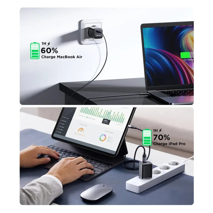 Charger Joyroom JR-TCF07EU Speed PD 30W (Black) - mains chargers<<<Chargers<<<GSM Accessories<<<InnproXML&&&Cell phone