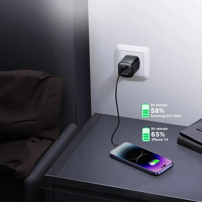 Charger Joyroom JR-TCF07EU Speed PD 30W (Black) - mains chargers<<<Chargers<<<GSM Accessories<<<InnproXML&&&Cell phone