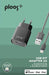 Charger PLOOS 220V for Apple MFI 2A black - Аксесоари за смартфон<<<Аксесоари<<<TechMart&&&Аксесоари за