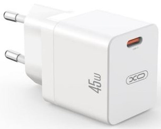 Charger XO CE09 EU 1 USB-C PD 45W - Аксесоари за смартфон<<<Аксесоари<<<TechMart&&&Аксесоари за смартфон<<<Телефони и