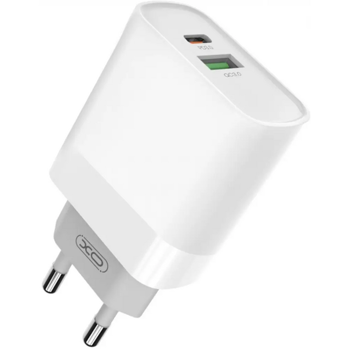 Charger XO L64 18W FAST EU QC3.0 + PD FAST Charger - Аксесоари за смартфон<<<Аксесоари<<<TechMart&&&Аксесоари за