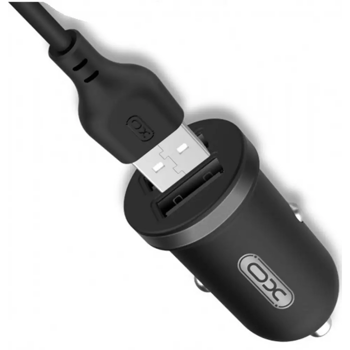 Charger XO TZ08 Mini Car Charger Set Type-C Black - Аксесоари за смартфон<<<Аксесоари<<<TechMart&&&Аксесоари за