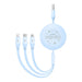 Charging Cable 3w1 Baseus USB to USB-C USB-M Lightning 3,5A 1,1m (blue) - Combo Cables<<<USB cables<<<GSM