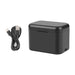 Charging case for batteries and memory cards PULUZ for Insta360 X4 (black) - For sports cameras<<<Accessories<<<Photo