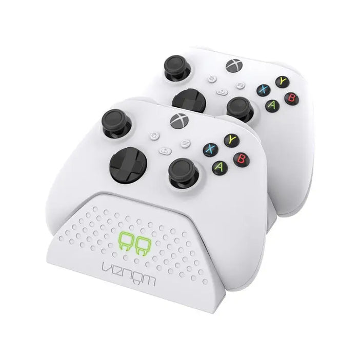 Charging Dock for Xbox Series X/S/One with 2 Venom Batteries White VS2871 - Плеър DVD<<<Конзоли и аксесоари<<<ТВ Аудио