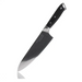 Chef Kohersen Elegance Ebony Wood Chef’s knife Damascus steel 21.6 cm - Cutlery and cooking utensilsAGD-SZT<<<Home