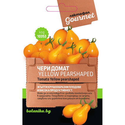 CHERRY TOMATO SEEDS YELLOW PEARSHAPED GOURMET - Семена<<<Семена луковици и разсад<<<Градина<<<Praktiker