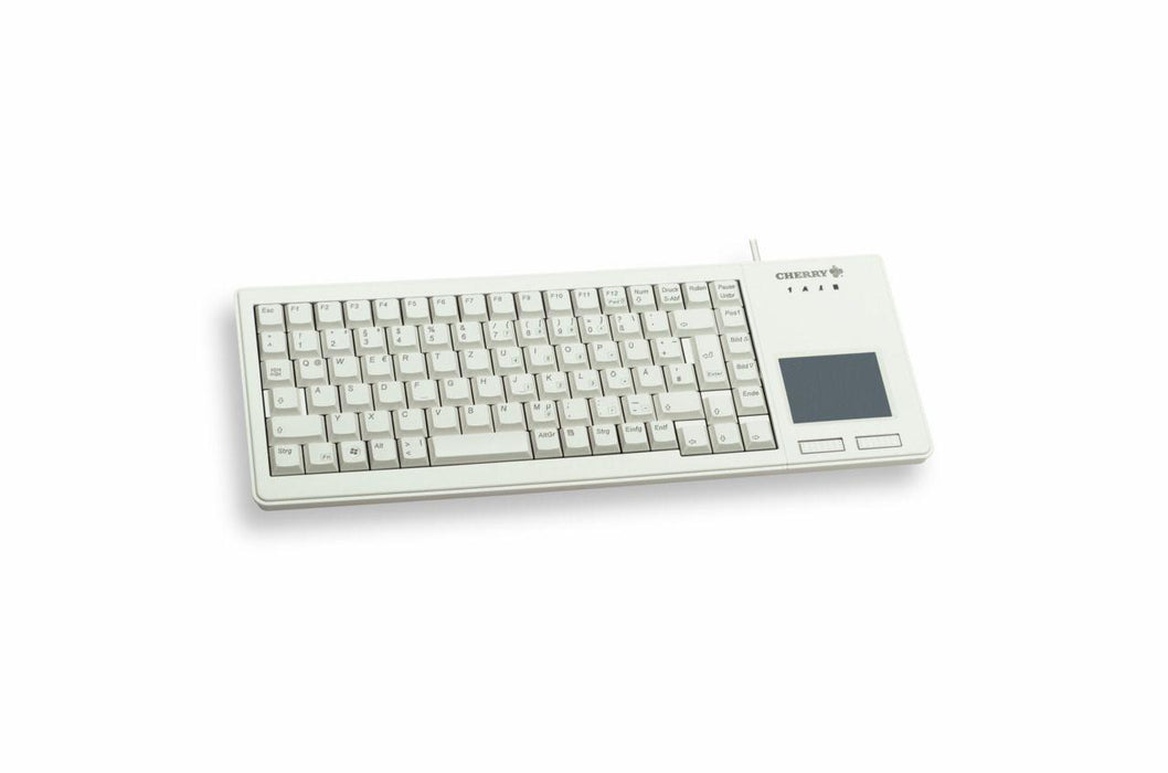 Wired industrial keyboard CHERRY G84-5500 XS with touch pad, white