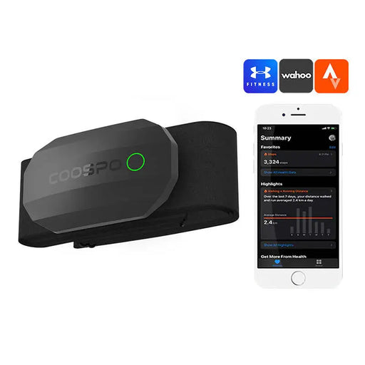 Chest Heart Rate Monitor Coospo H808S-B compatibile with z: Strava wahooo mapmyfitness etc. - Sensors<<<Bicycle